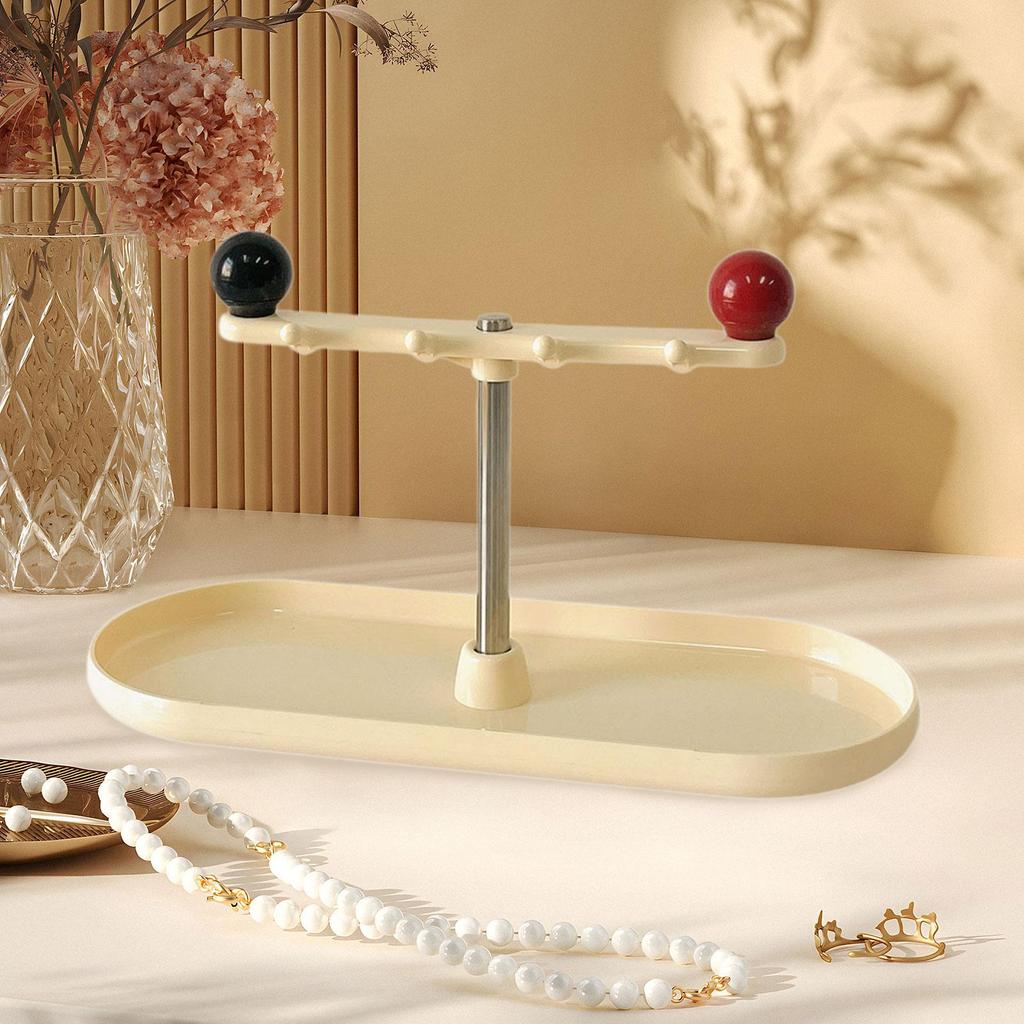 Jewelry Display Stand Tabletop Rack Sundry Tray Modern Shelf Organizer for Organizing Keys Jewelry and Small Accessories