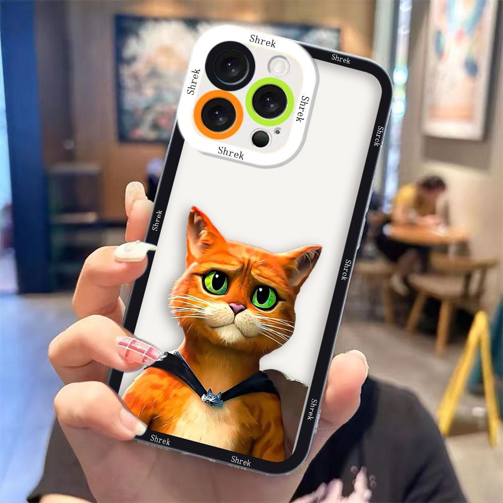 Смешной Чехол Для Телефона S-Shrek Третий Прозрачный Для Samsung A03S A03 A04 A05 A05S A06 A7 A12 A13 A14 A15 A16 NOTE 10 20 ULTRA Чехол