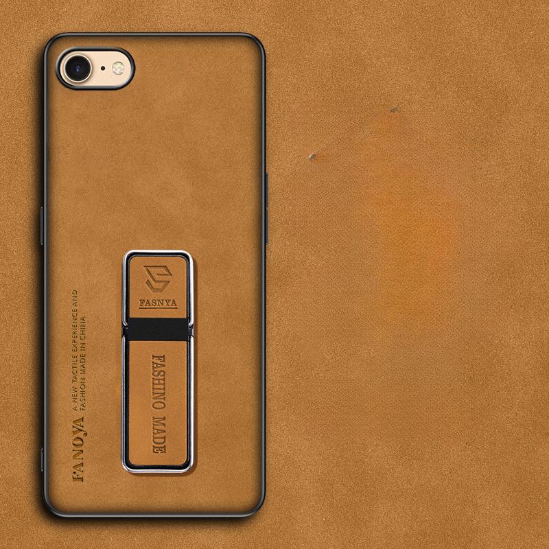 Для iPhone 16E 16e Luxury Skinsheep Kickstand Жесткий чехол для iPhone 16E SE4 2025 Ударопрочный мягкий край Магнитный держатель Чехол для телефона