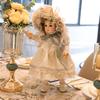 Кукла BJD Biscuit 16 дюймов от Cloveray, платье в викторианском стиле, шарниры с текстурой под дерево, позируемая ПВХ кукла под бисквит, для демонстрации, декора, подарок на день рождения, поставляется в