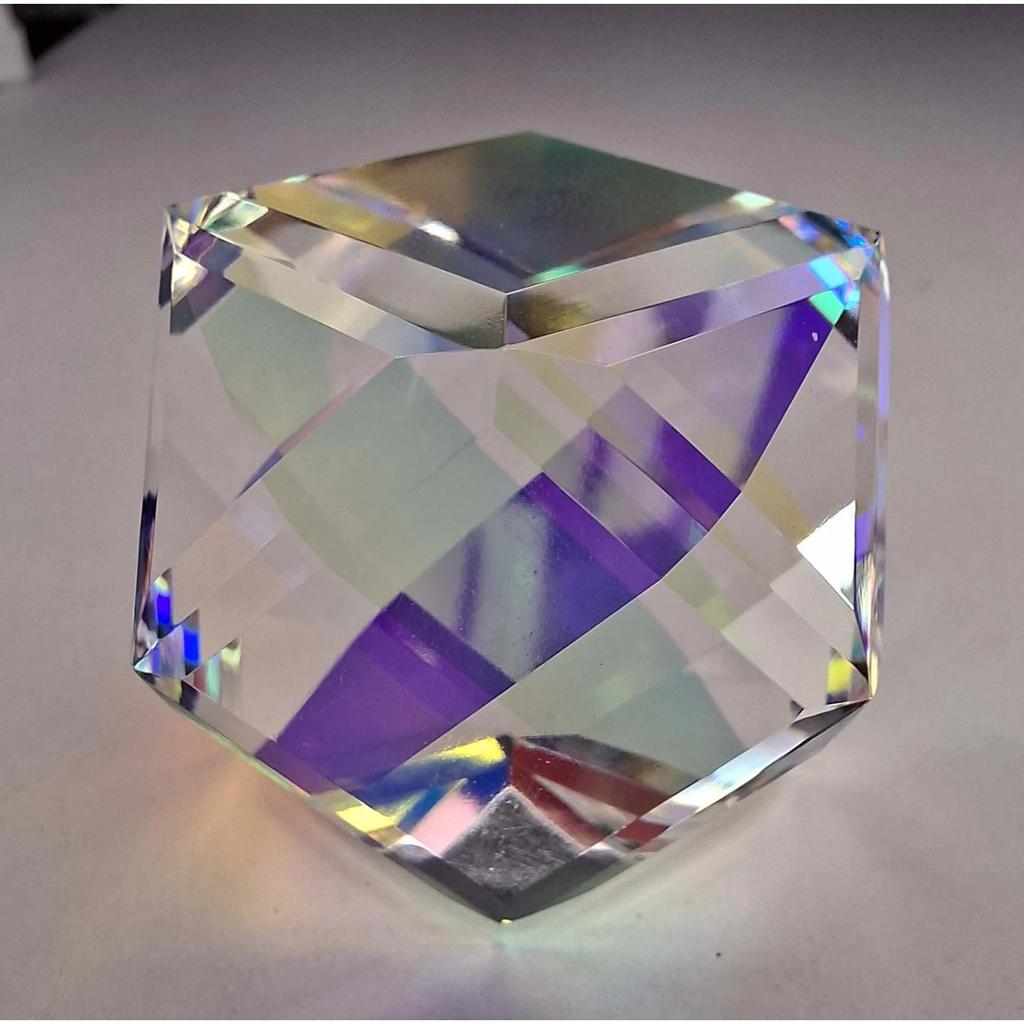 Stunning Natural Faceted Hexagonal Cut Mystic Quartz 215-217 Ct Loose Gemstone