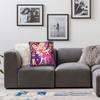 LoliRock Kopo Music Girls Pillow Case  Soft Pillow Cover Retro Trendy Pillowcases For Couch Sofa Bedroom