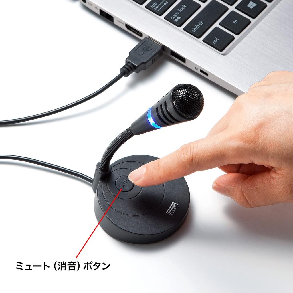 Sanwa поставляет USB-микрофон MM-MCU03BKN