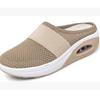 Женские повседневные балетки Летние полые дышащие шлепанцы Женская уличная легкая обувь для ходьбы Большой размер Полушлепанцы WSH4449