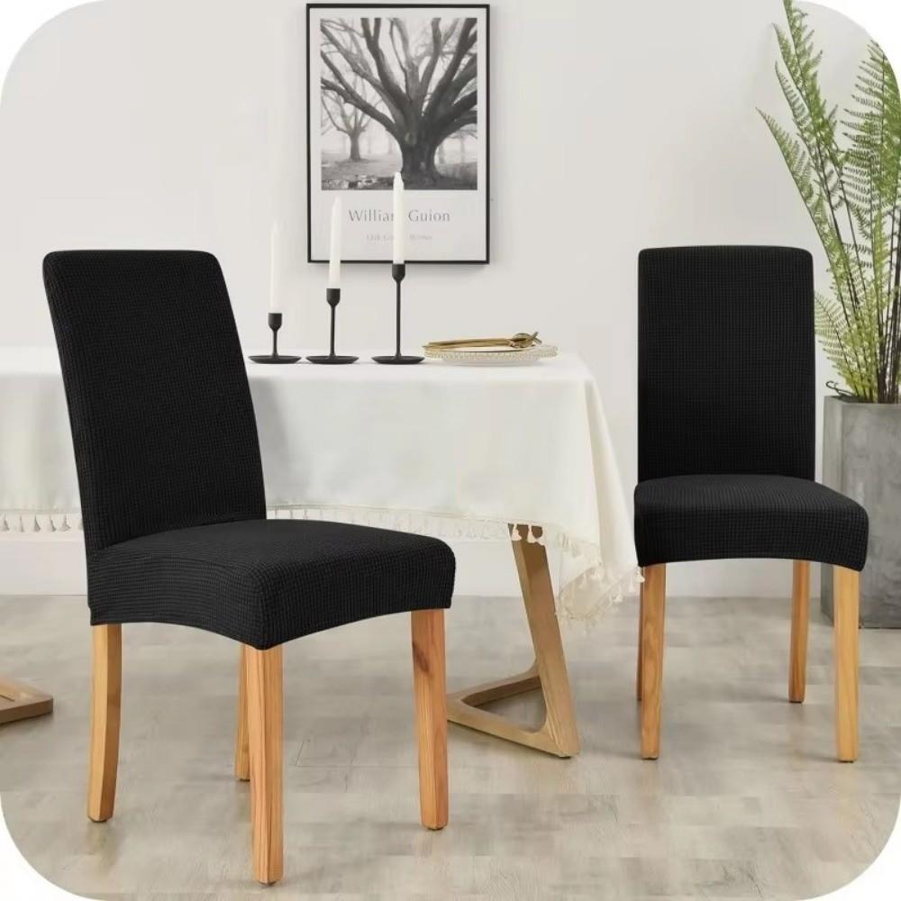 Household Stretch Chair Covers Washable Removable Corn Kernel Fabric Slipcovers Jacquard Seat Protectors For Living Room Chairs