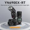 YONGNUO YN690EX RT On camera Flash Light Master Slave Speedlite GN60 TTL 1 8000s HSS 1s Recycle Time with 2.4G Wireless