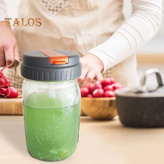 1 комплект, стеклянная крышка для чашки, не содержащая BPA, герметичный пластик, практичная герметичная крышка для хранения напитков, аксессуары для консервирования