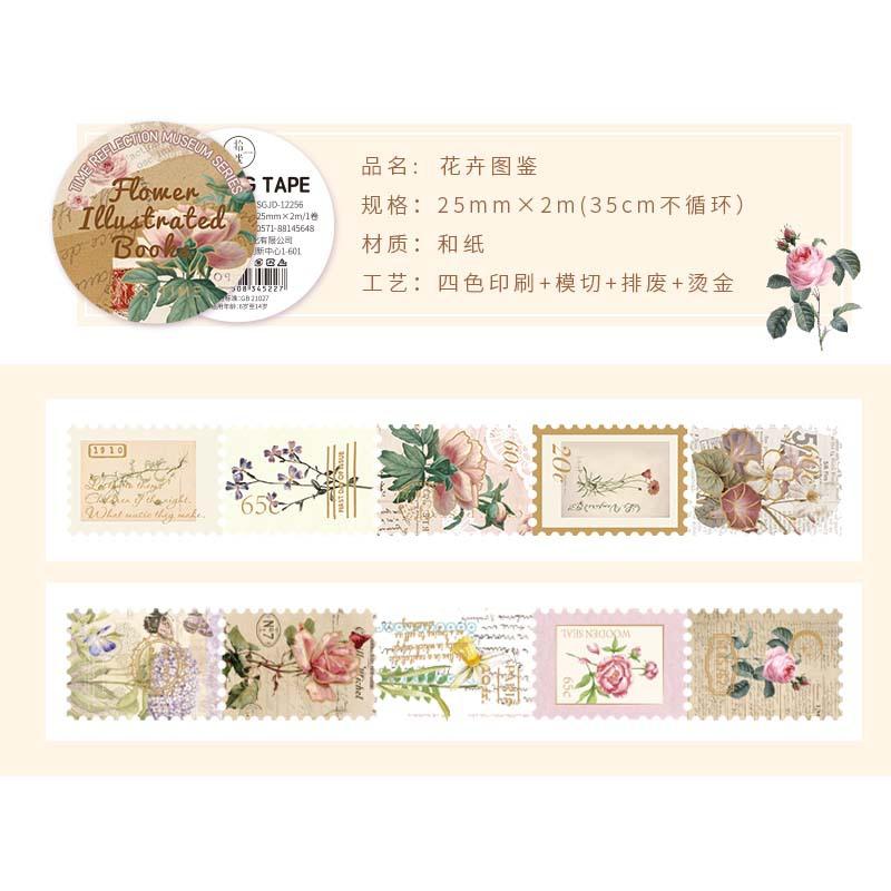 1Roll 2.5x200cm Vintage Gold Foil Stamp Style Tape Stickers Journal Scrapbook Decor Supplies Literary Gold Foil Decals