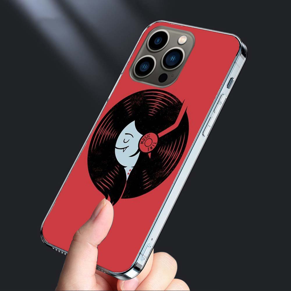 Чехол для телефона Adventure Time Марселин Для Iphone 16 15+ Pro Max 17 Air Capa 14 Plus 16E 13 Pro 12 Mini 11 Cov