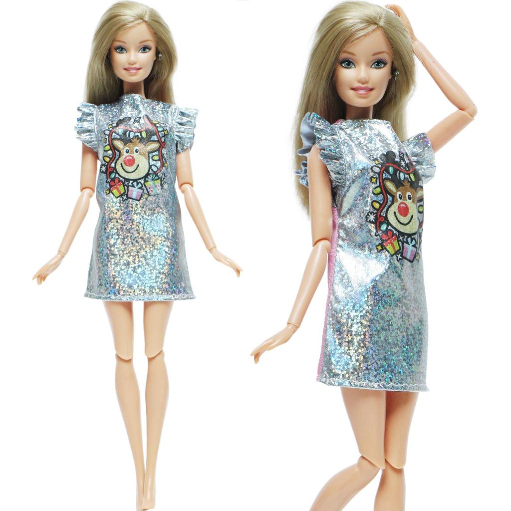 Одежда для куклы для куклы 30 см Лот Стилей Женское Блестящее Платье Юбки Модная Одежда для Девочки для Куклы 1/6 11,5 дюймов Игрушка для Девочки(НЕТ КУКЛ))