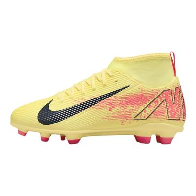 Килиан Мбаппе x Jr. Mercurial Superfly 10 GS Light Laser Orange/Armory Navy Детские бутсы Желтый HF6283-800