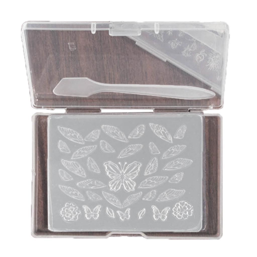 Ультратонкая силиконовая форма для дизайна ногтей, прозрачная пластина для штамповки, трафареты для ногтей, инструменты для маникюра своими руками