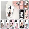 For Samsung S22 5g Case Soft Girl Boss Art Cover For Samsung Galaxy S21 S20 Fe S10 Plus Note 20 Ultra 10 Lite 9 8 Phone Case