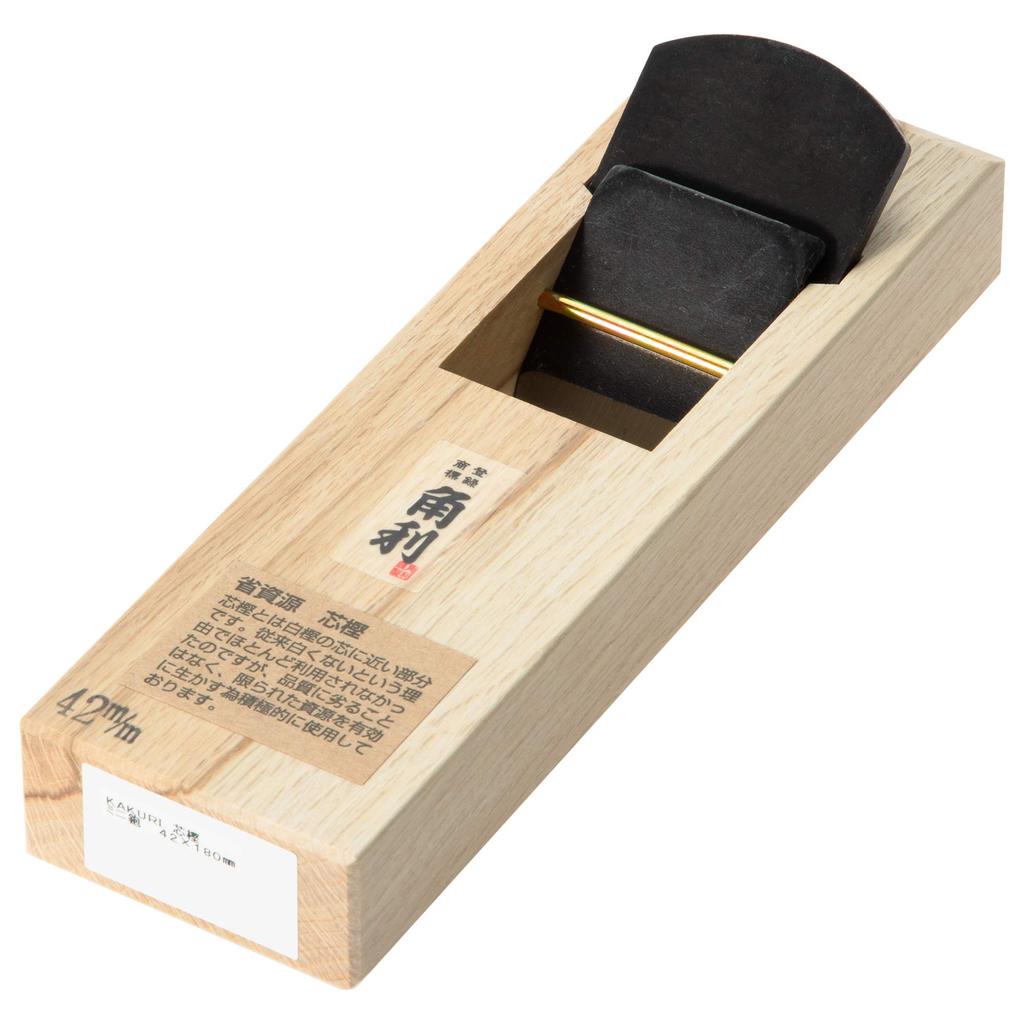 Kakuri Sangyo Mini Hand Plane Shinkashi Wood 42×180mm