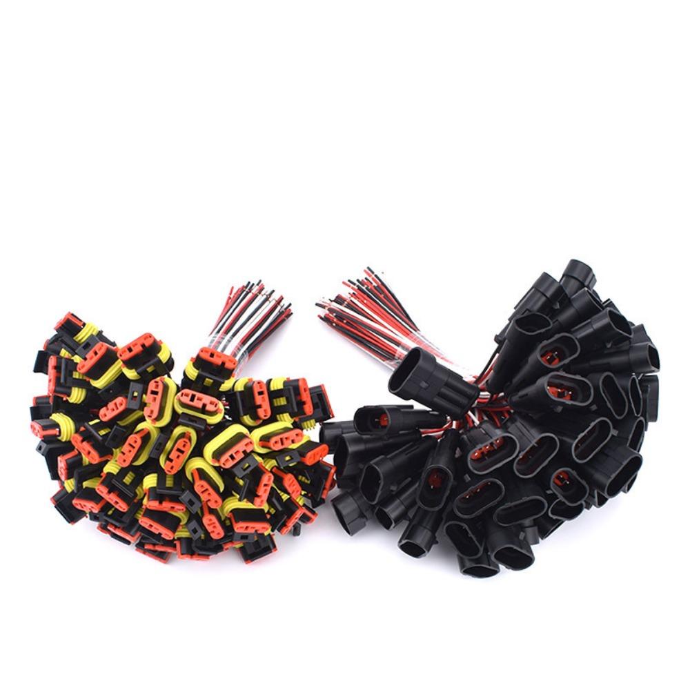 Way Male To Female Male Connector Cable Auto Wire Connector Провод-адаптер Электрический разъем Plug