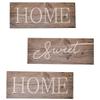 Rustic Style Wooden Wall Ornament The Feeling of Returning English Letter Hanging Board Nursery
