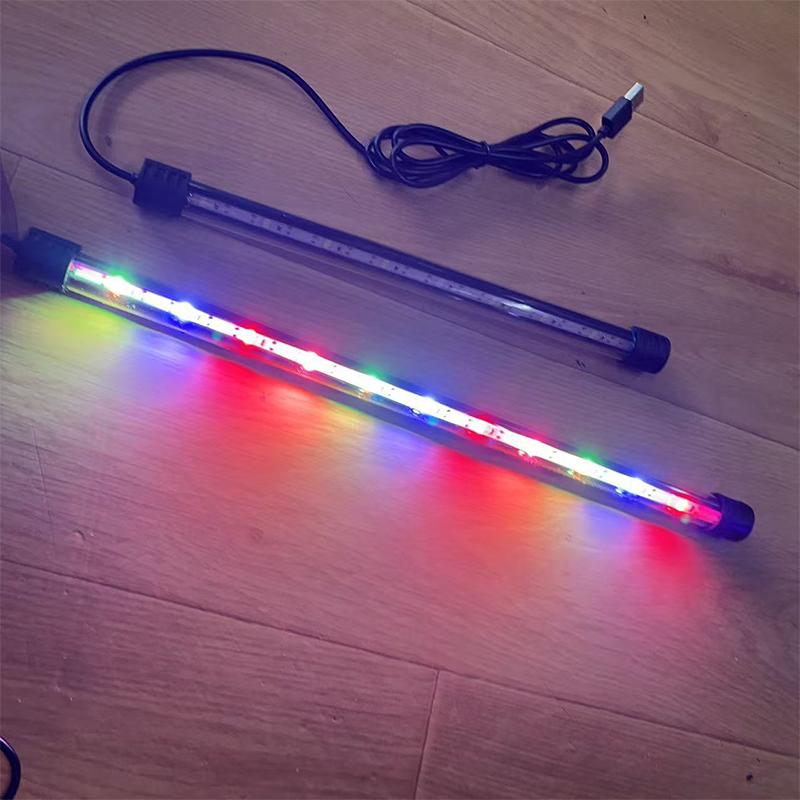 Aquarium Submersible LED Lighting USB Waterproof Mood Lamp for Fish Tank Home Decor Underwater Ambience