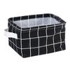 Linen Desktop Storage Basket Sundries Toy Storage Box Laundry Basket Underwear Cosmetic Organizer Office Stationery Organizer