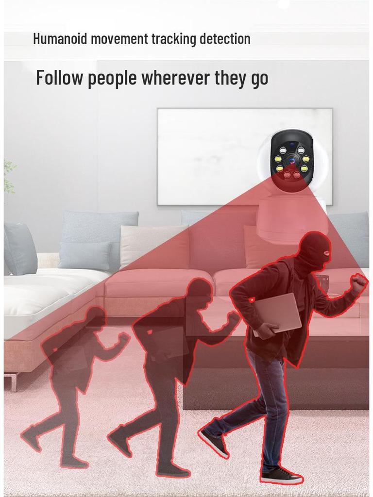 Внутренняя камера Ultra HD 5G с двумя диапазонами, с удаленным мониторингом ребенка и питомца и голосовой связью