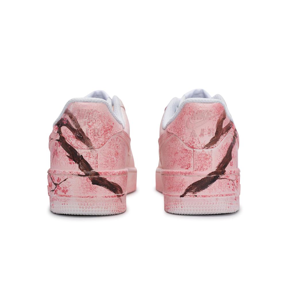 Nike Air Force 1 811 Manufacturing, Cherry Blossom Rain, Special Shoe Box Low top Skateboard Shoes Unisex Pink Brown CW2288-111(Team80-S-BOX)