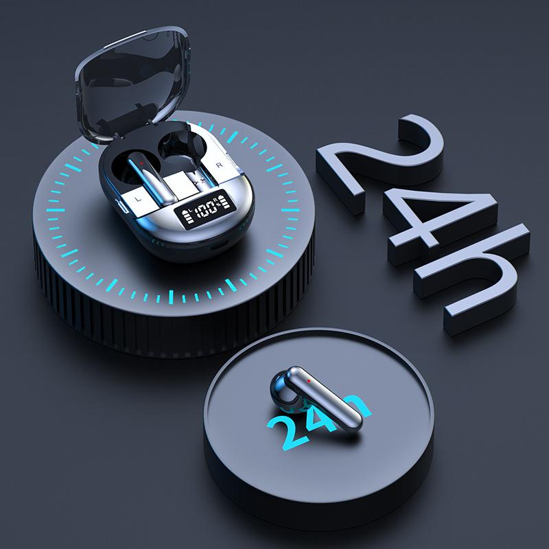 Беспроводная Bluetooth-гарнитура TWS5.3 с цифровым дисплеем и низкой задержкой, стереогарнитура Bluetooth