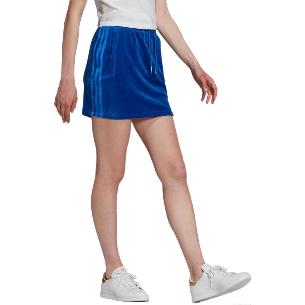 adidas Оригинальная коллаборация X Jeremy Scott, однотонная, эластичная на талии, удобная повседневная юбка, женские юбки, синие, H53362
