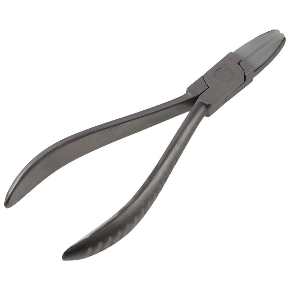 Stainless Steel Eyeglasses Pliers Half Round Needle Nose Pliers  for Glasses Adjusting