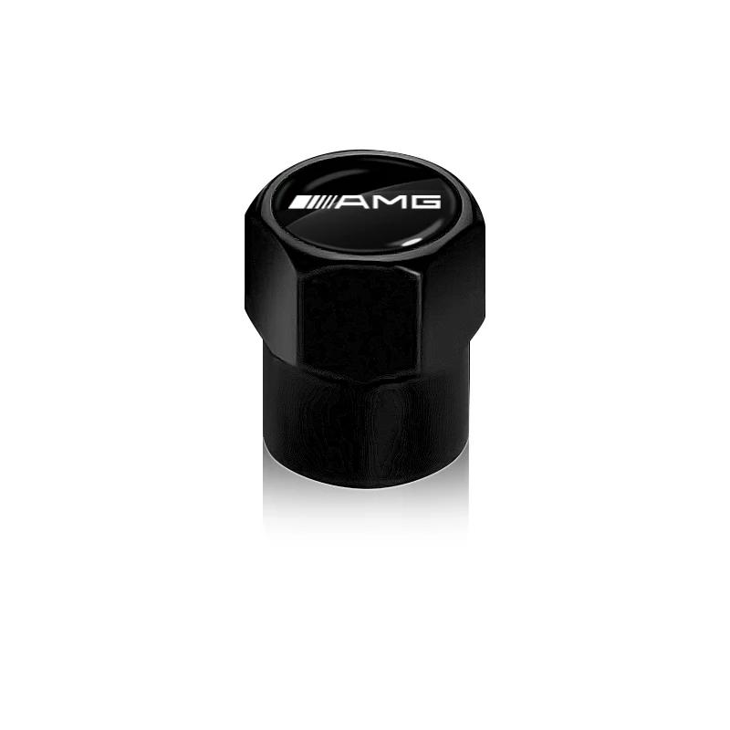 4Pcs Car Valve Stem Caps Cover Waterproof Car Accessories Stickers For Mercedes Benz AMG W204 W213 W205 W211 W212 W176 VL1