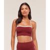 Комплекты спортивных бюстгальтеров с окантовкой Красный Карминно-красный Мягкий белый B4c6h Rb8j