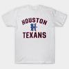 Мужская черная футболка с принтом Houston Texans Fanatics Вторичный логотип Печать на трансферной бумаге без вырезания Хлопковая футболка