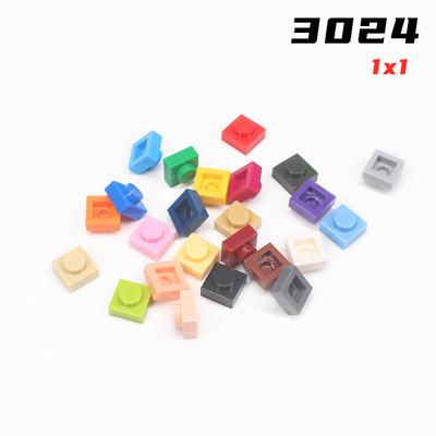 Свинья Радуга Детали MOC 3024 30008 Пластина 1x1 Совместимые Кирпичики DIY Сборка Строительные Блоки Частицы Детская Пазл Мозговая Игра Подарок