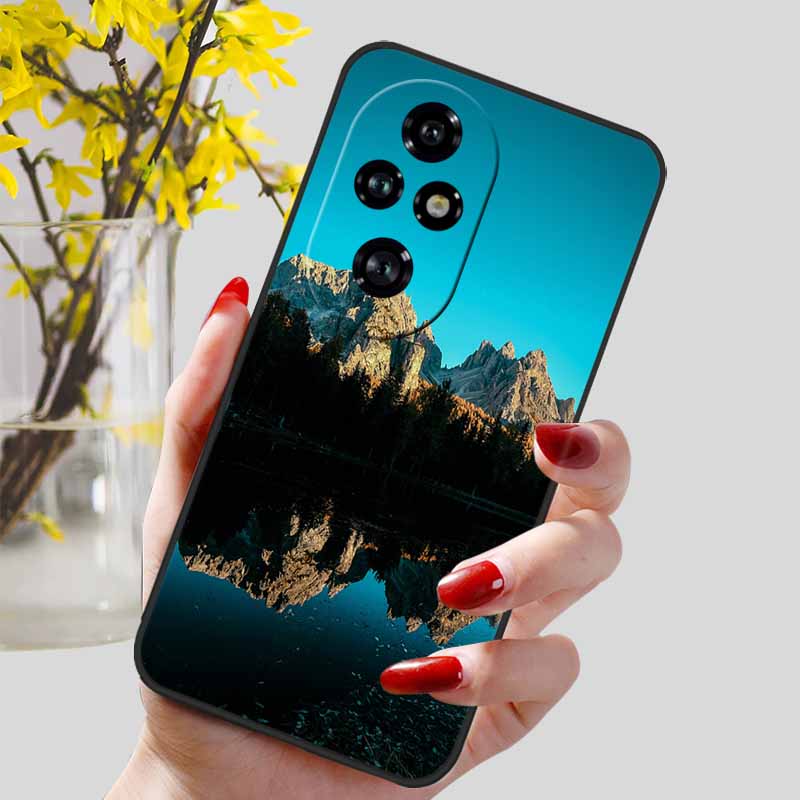 For Honor 200 Pro Case Landscape Soft Silicon Beautiful Phone Cases for Honor 200 5G Protection Bumper Covers Honor200 200Pro 5G