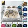 Insect Bedding Cover Suit Creative Quilt Cover Fashion Home Bedclothes Polyester King Queen Size Bedding Duvet Cover