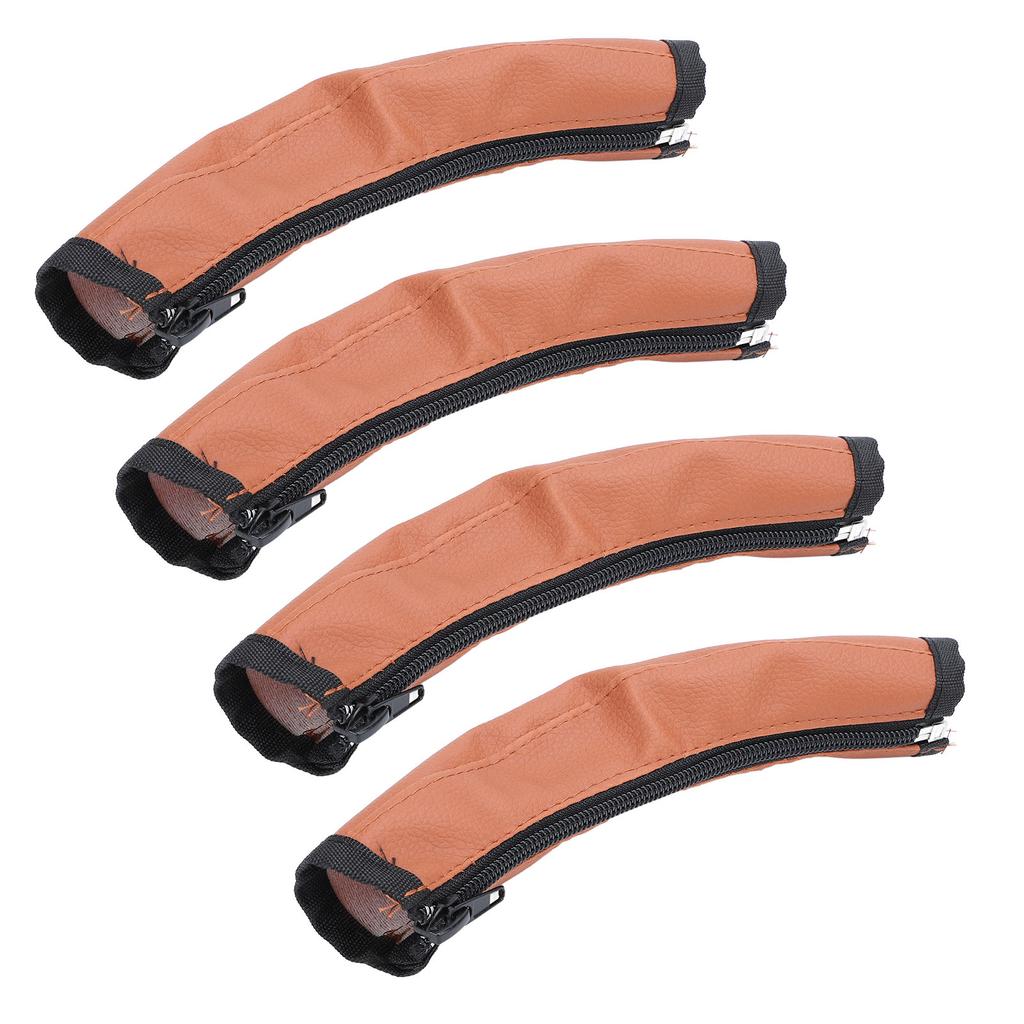4pcs Stroller Handle Cover PU Lther Washable   Baby Pram Handle Sve  or with   Stroller Accessories