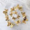 12Pcs/Set 3D Hollow Butterfly Wall Sticker Gold Silver Rose Wedding Decoration Living Room Home Decor Butterflies Decal Stickers KTY
