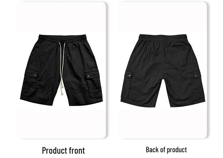 Американские Мужские Повседневные Летние Пляжные Шорты Amekaji Outdoor Tactical из Бамбука и Льна