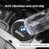 sxnkg9 Carbon Fiber Car Coaster For BMW E38 F10 F20 F30 F40 E92 E83 E87 E46 G20 G30 I7 I8 Water Cup Holder Mat Non-slip Pad Accessories
