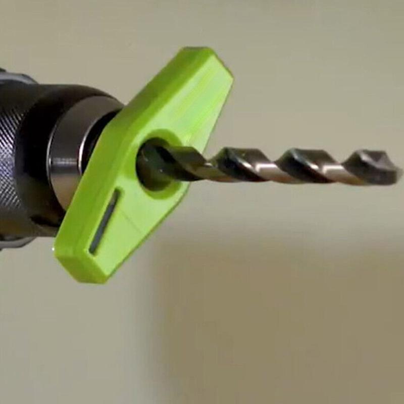 Портативный инструмент для позиционирования отверстий с LED-подсветкой, не блокирующий обзор, дырокол для сверла для сборки домашней мебели