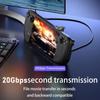 High Speed 20Gbps USB C Adapter 140W PD Fast Charging Type C Male to Female Converter for Large File Data Transmission