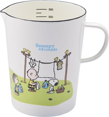 Эмалированная мерная кружка Toyo Horo PEANUTS Greenfield, Серия, Большая, SNJ-2408