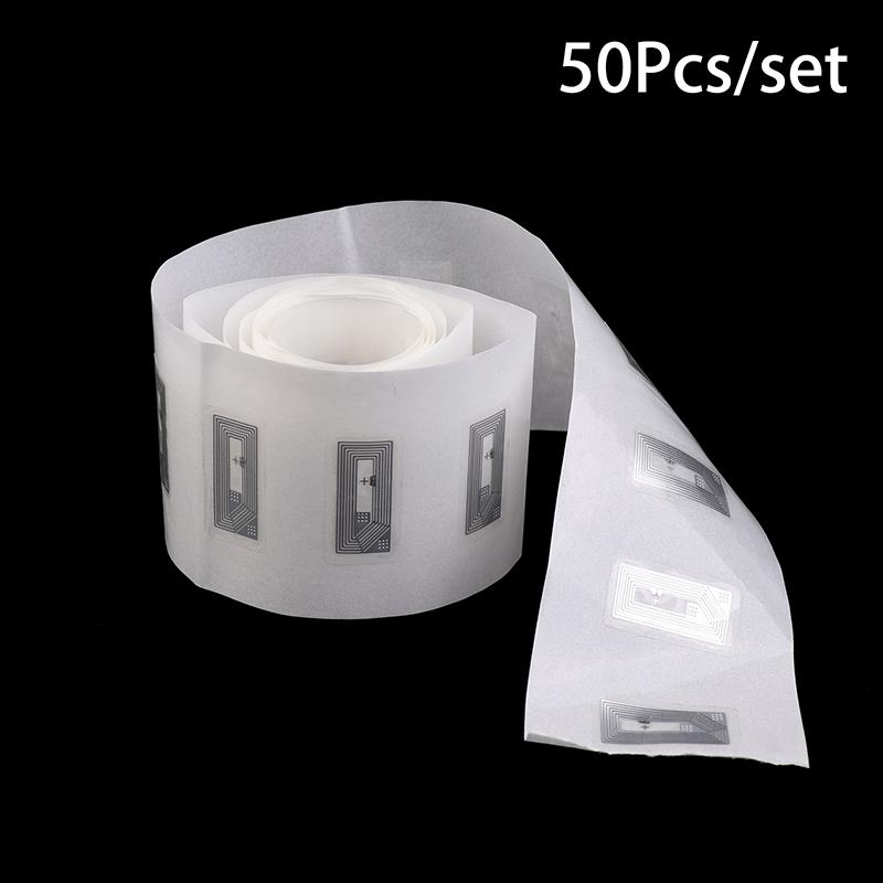SI Новый 50 шт. NFC Чип Ntag213 Стикер Влажная Вклейка 11x21 мм 13.56 МГц Метка-наклейка 213 Защитная от подделок Метка Электронная Метка