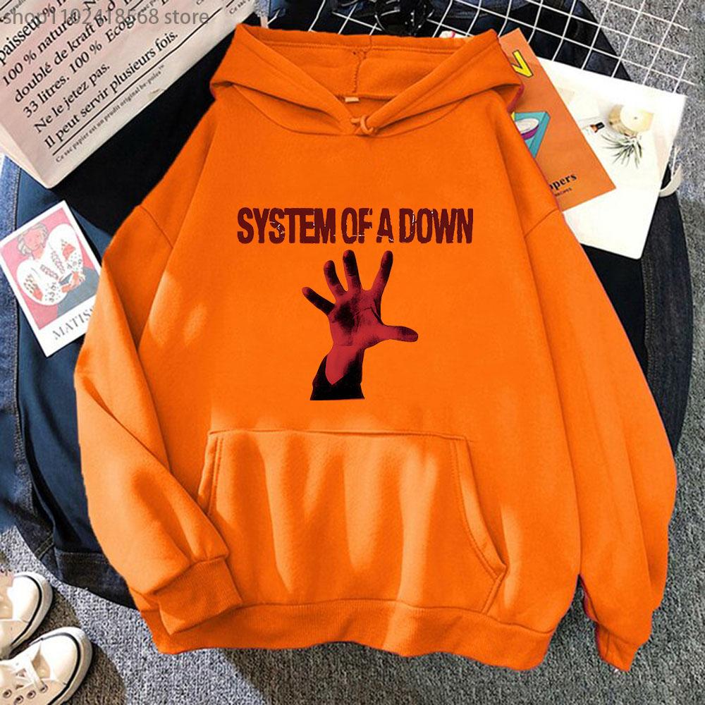 Толстовки с капюшоном System of A Down Band, толстовки в готическом стиле, рок-музыка, уличная одежда, модное женское пальто, спортивный костюм, мужская одежда унисекс Y2k