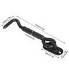 Stainless Steel Barn Door Lock Black Hook Eye Latch Accessory Sliding Door Latch  Cabinet Doors