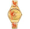 Swatch Watch SYXZ105 Skin Irony Golden Red Bamboo