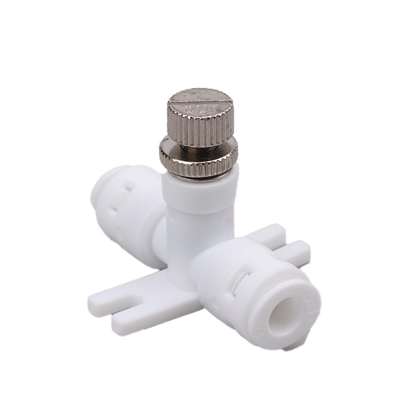 1/4" шланг обратного осмоса регулирующий клапан расхода воды регулятор расхода воды соединительный фитинг регулятор скорости воды