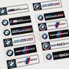 zmdpw1 Car Decoration Strip Trunk  Aluminium Sticker for BMW E90 G20 F10 F30 F20 X1 X2 X3 X5 X6 M1 M2 M3 M5 Fender Decorative Stickers