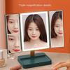72 Зеркало для макияжа со светодиодной подсветкой и косметическим зеркалом для спальни Яркое увеличительное зеркало со светодиодной подсветкой Косметический туалетный столик