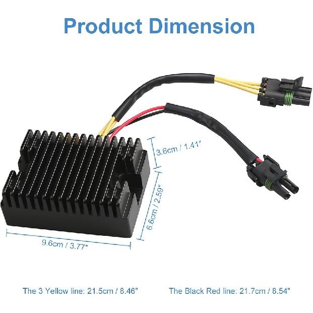 Compatible with 278001554 Voltage Regulator Rectifier Seadoo GTX RFI 800CC 1998 1999 2000 2001 2002, Seadoo GTX DI 951CC 2000 2001 2002 2003, Seadoo