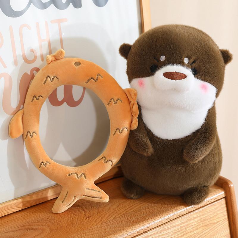 Plush Delightful Otter Toy Featuring Cute Animal Designs Great Collectors