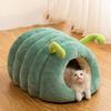 Кровать для собаки, диван для кошек, домашних животных, милая форма гусеницы, удобные удобные кровати для сна для домашних животных, маленькая, средняя, ​​большая мягкая подушка, кровать для собаки
